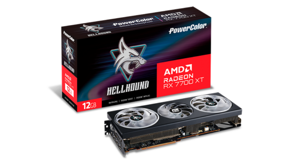 Powercolor Hellhound AMD Radeon RX 7700 XT 12GB GDDR6